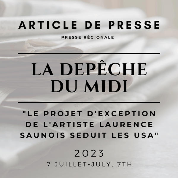 Article de presse de la Dépêche du Midi : Nympheus Luminansis