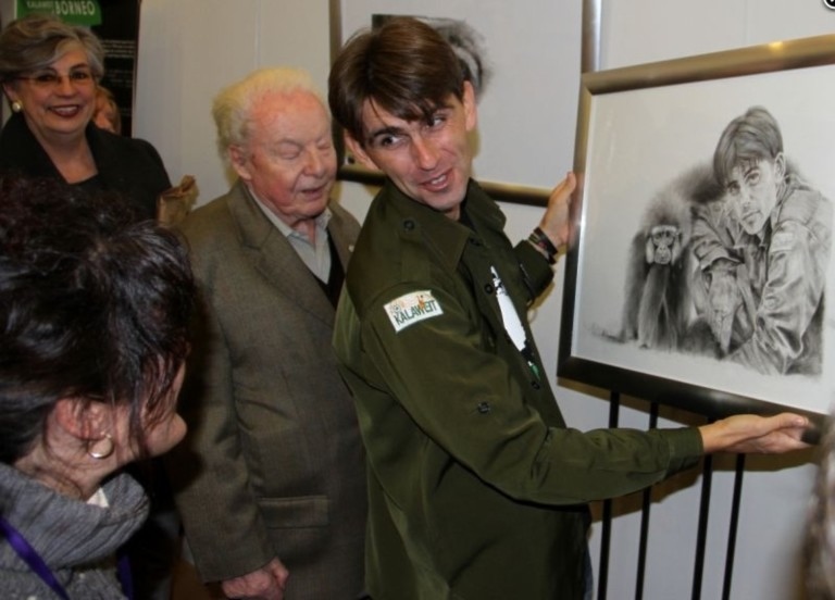 Exhibition The Art of Being a Gibbon - 2013 with laurence Saunois, Chanee and Muriel Robin