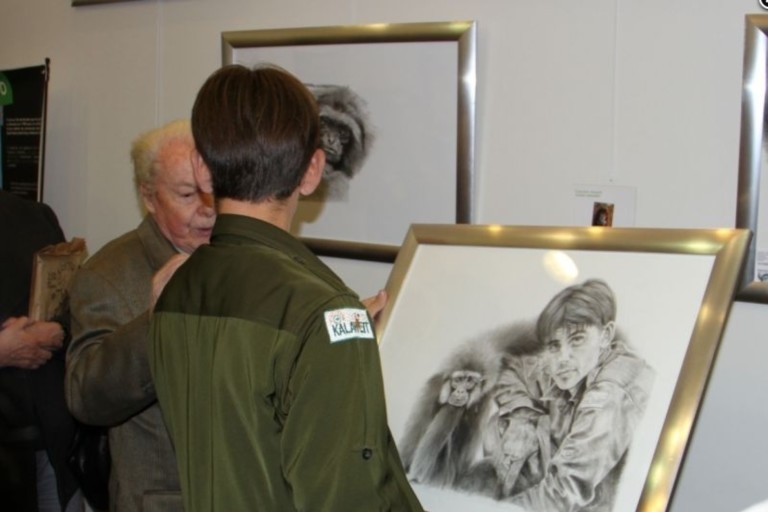 Exhibition The Art of Being a Gibbon - 2013 with laurence Saunois, Chanee and Muriel Robin