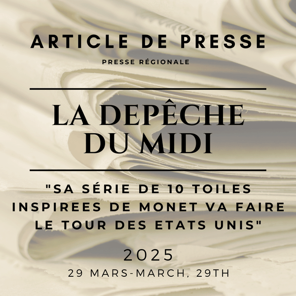 Article de presse de la Dépêche du Midi - mars 2025 : Nympheus Luminansis