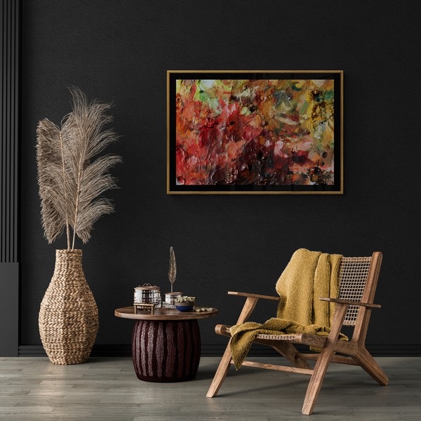 Un tableau "Couleurs de Palettes" dans une salle de détente