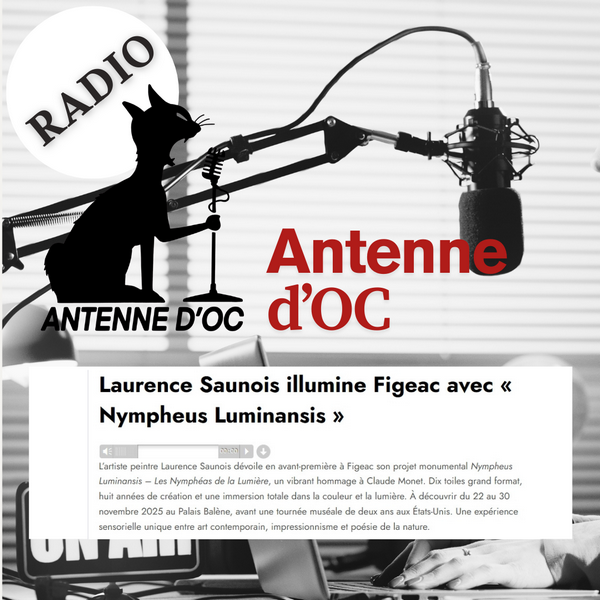 Emission de rodio sur Antenne d'Oc - Nympheus Luminansis par Laurence Saunois