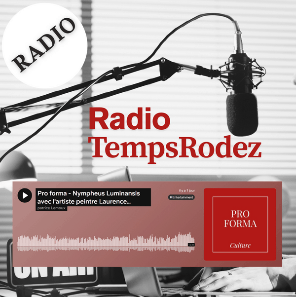 Emission Pro Forma sur radio Temps Rodez - Nympheus Luminansis & Laurence Saunois