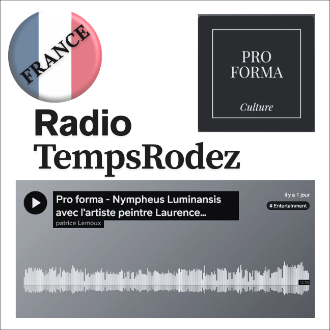 Pro Forma broadcast on Radio Temps Rodez - Nympheus Luminansis & Laurence Saunois