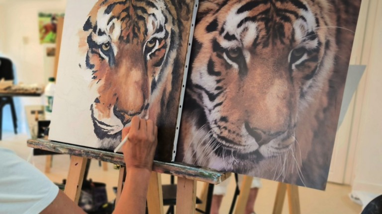 Oil Painting Workshop: Instructor Laurence Saunois 1
