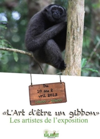 Exhibition The Art of Being a Gibbon with Laurence Saunois, animal artist