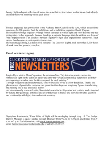 Article - The Cullman Times about Nympheus Luminansis #2