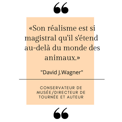 citation de David J. Wagner à propos de l'artiste Laurence Saunois