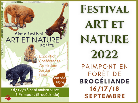 Festival Art et Nature - Brocéliande : peintre animalier Laurene Saunois