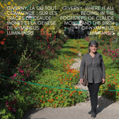 Laurence Saunois à Giverny et la génèse de Nympheus Luminansis