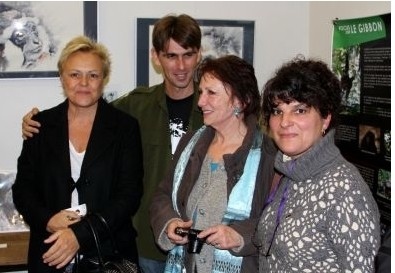 Exhibition The Art of Being a Gibbon - 2013 with laurence Saunois, Chanee and Muriel Robin