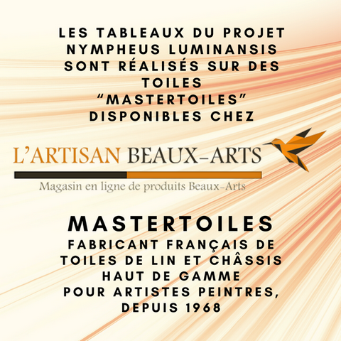 Artistan Beaux-arts supplies Laurence Saunois with MasterToiles canvases