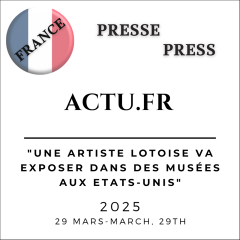 Press article on Actu.fr about The exhibition Nympheus Luminansis